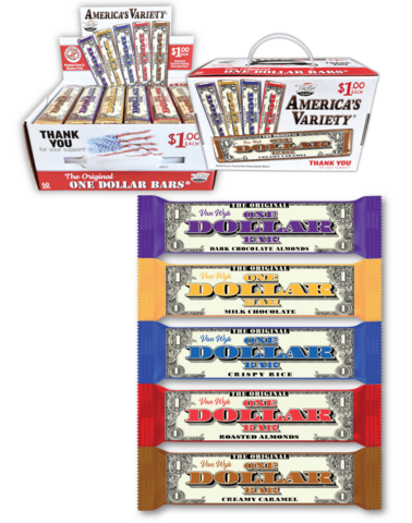 $1 America's Variety Candy Bars