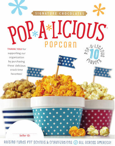 Pop-A-Licious $15 Popcorn Fundraising Brochure