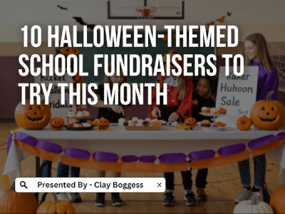 Halloween school fundraising ideas