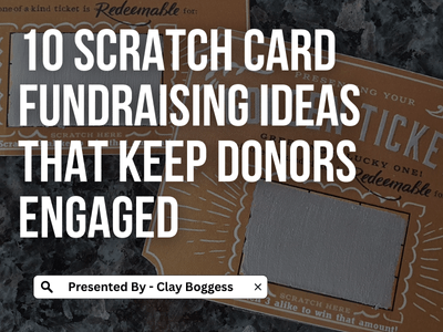 Scratch Card Fundraising Ideas
