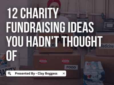 Charity Fundraising Ideas