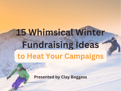 Winter Fundraising Ideas
