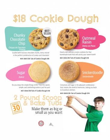 $18 Cookie Dough Fundraiser