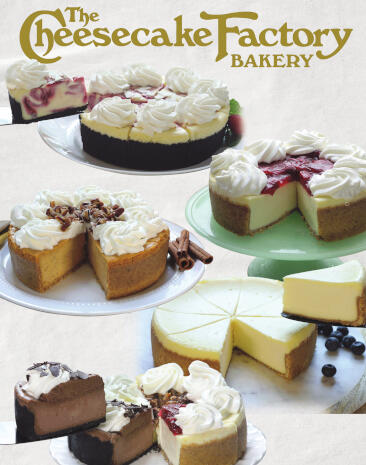 Cheesecake Factory Fundraiser Catalog