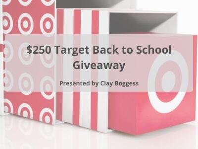 $250 Target Back to School Giveaway