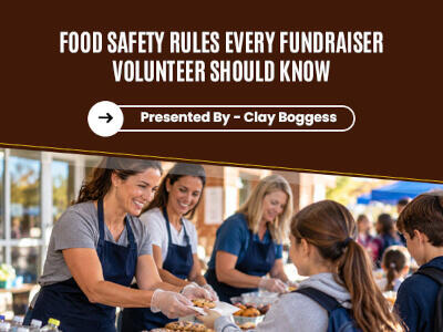food safety fundraiser volunteers