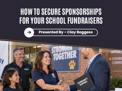 secure sponsorships for school fundraisers