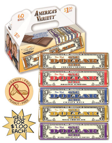 $1 America's Variety Candy Bar Fundraising Product vwc-62758