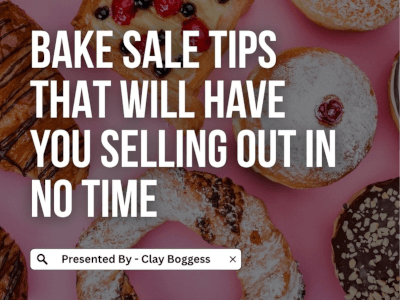 Bake Sale Tips That Will Have You Selling Out in No Time