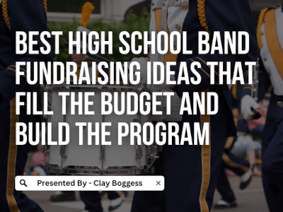 Best High School Band Fundraising Ideas