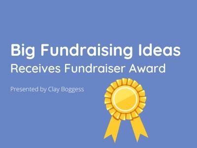 Big Fundraising Ideas Receives Fundraiser Award