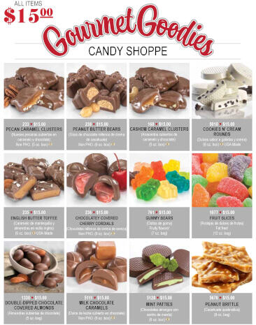 Candy Shoppe Fundraising Brochure