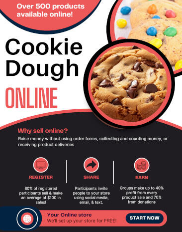 Cookie Dough Online Fundraiser