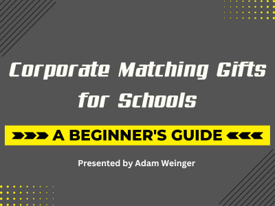 Corporate Matching Gifts for Schools