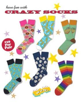 Crazy Socks Brochure Fundraiser