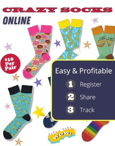Crazy Socks Online Fundraiser