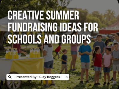 creative summer fundraising ideas
