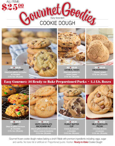 Easy Gourmet Cookie Dough Fundraising Brochure