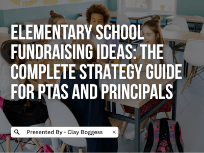 Elementary School Fundraising Ideas