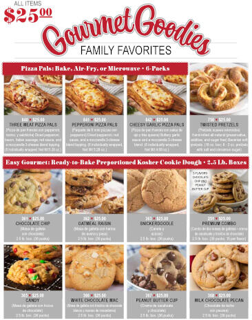 Family Favorites Fundraiser Brochure