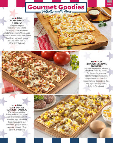 Flatbread Pizza Fundraising Brochure