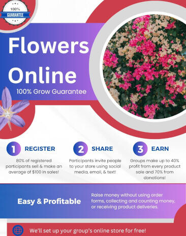 Flowers Online Fundraiser