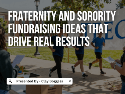 Fraternity and Sorority Fundraising Ideas