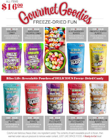 Freeze-Dried Candy Fundraising Brochure