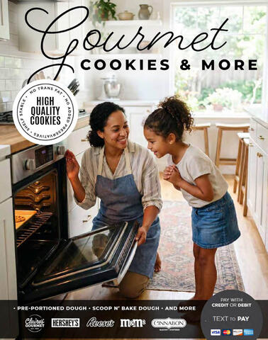 Gourmet Cookies & More Fundraiser Brochure