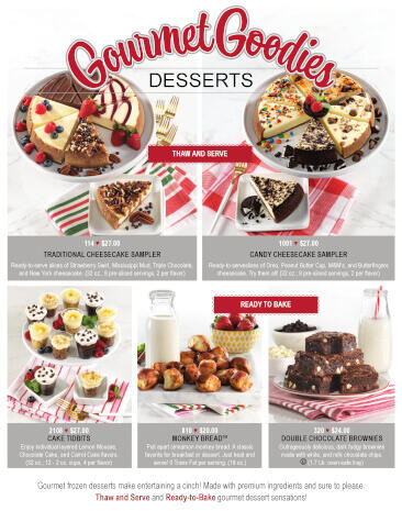 Gourmet Desserts Fundraiser Brochure