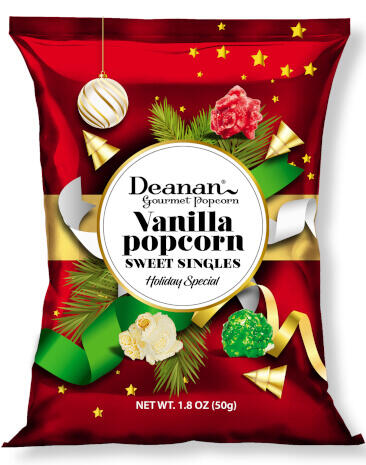$2 Holiday Vanilla Popcorn Bag