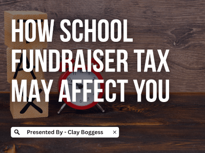 School Fundraiser Tax