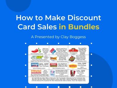 How to Make Discount Card Sales in Bundles