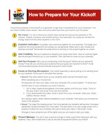 How to Prepare for Your Kickoff