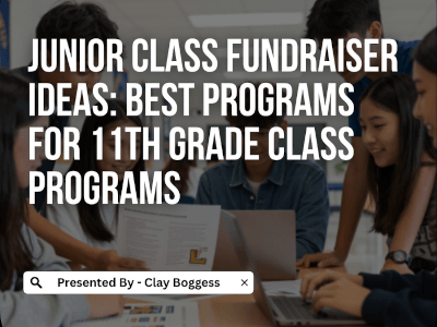  junior class fundraiser ideas