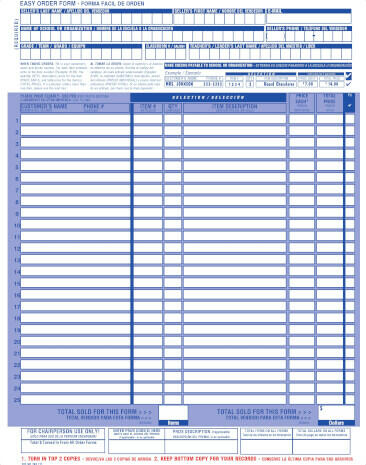 Order Form