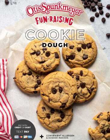Otis Spunkmeyer Cookie Dough Fundraiser Brochure