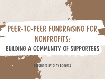 Peer-to-Peer Fundraising