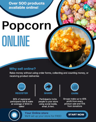 Popcorn Online Fundraiser