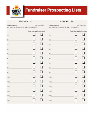 Prospecting Lists