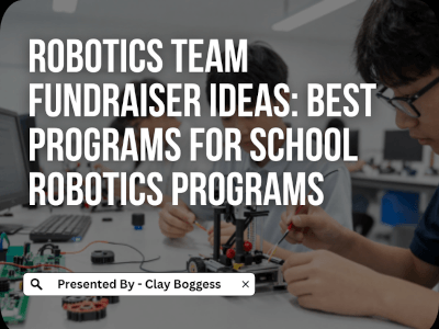 robotics team fundraiser ideas
