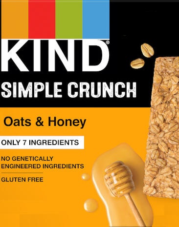 Simple Crunch Bar Fundraiser Product Oats & Honey (27602)
