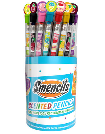 Smencils - smelly pencils!! Made from 100% recycled newspaper