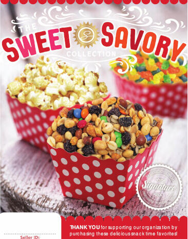 Sweet & Savory Collection Fundraising Brochure | Fall 2025 & Spring 2026 Sweet & Savory Collection Fundraising Brochure