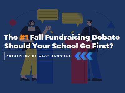 The #1 Fall Fundraising Debate: Should Your School Go First?