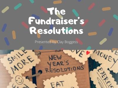 The Fundraiser’s Resolutions