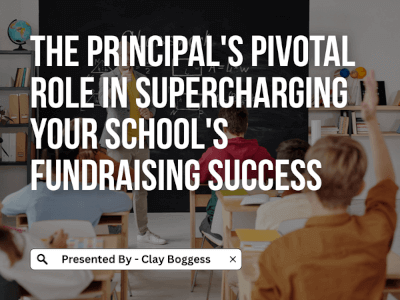 Principal's Role in School Fundraising