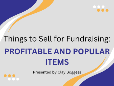 Things to Sell for Fundraising