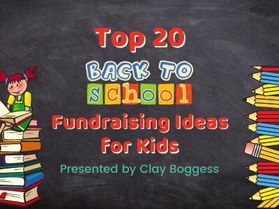 Top 20 Back to School Fundraising Ideas for Kids