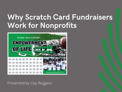 Why Scratch Card Fundraisers Work for Nonprofits